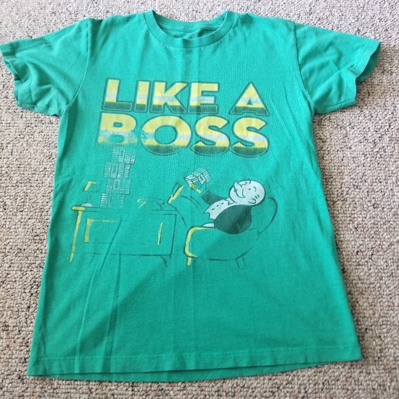 Monopoly Other - Mens Like a Boss Monopoly Man T Shirt Small